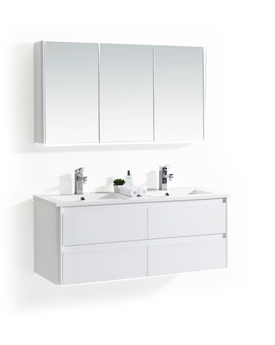 Collection Perle - Vanité double lavabo