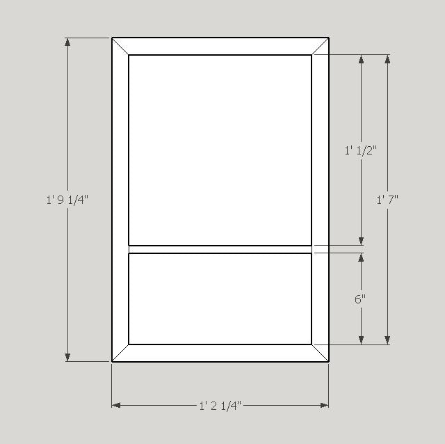 Niche en marbre à une tablette - Gris moyen avec veinage subtil gris pâle