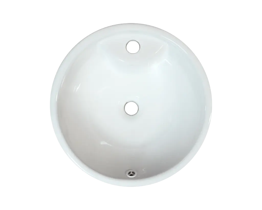 [LM048] LAVABO BOHO ROND AVEC PLAGE ET TROP PLEIN