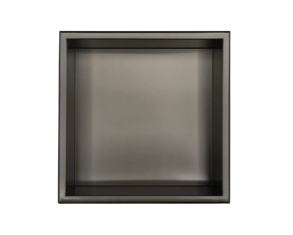 NICHE CARREE STAINLESS NOIR 4PO