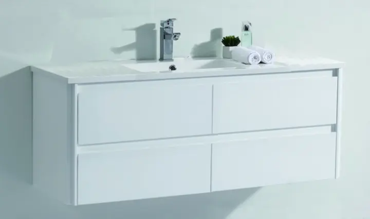 [079-1200-BL] VANITE PERLE 48 PO BLANC